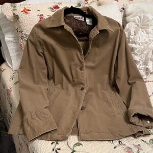 Bill Blass Brown Corduroy Utility Jacket